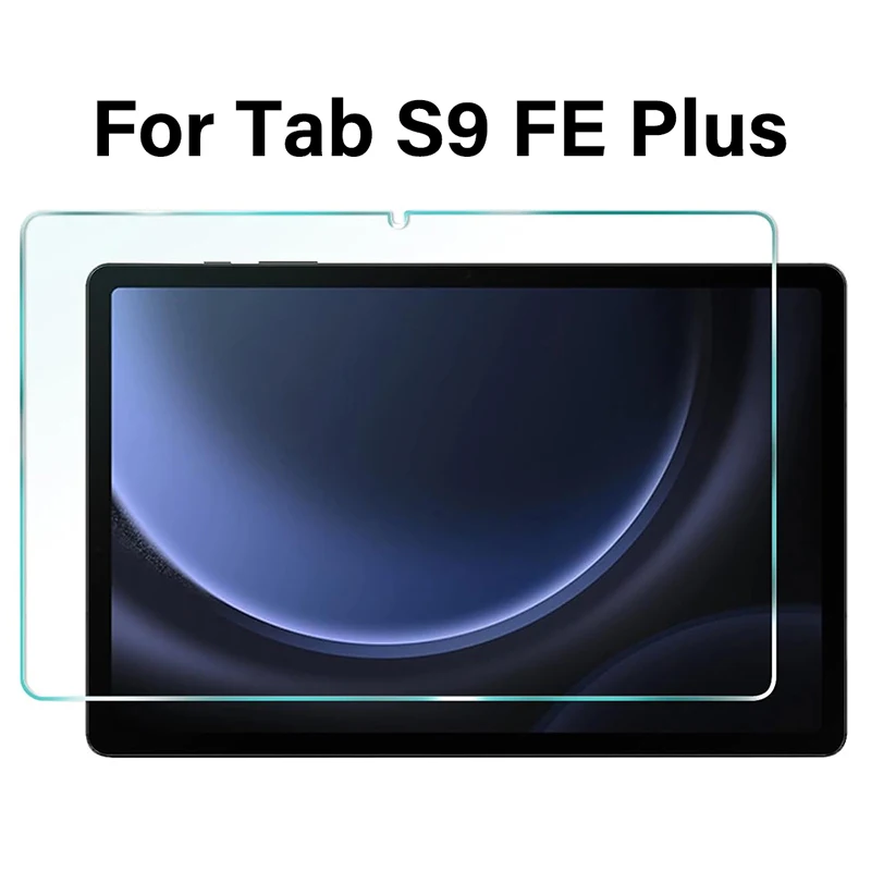 9H Tempered Glass Tablet Full Screen Protector For Samsung Galaxy Tab S6 Lite A8 A9 Plus S7 FE S8 Plus S9 FE+ 12.4inch 2023 Film