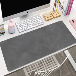 Doku desen Mouse Pad gri çizgili klavye pedleri büyük bilgisayar ofis oyun masası paspaslar XXL dizüstü oyun uzun sümen