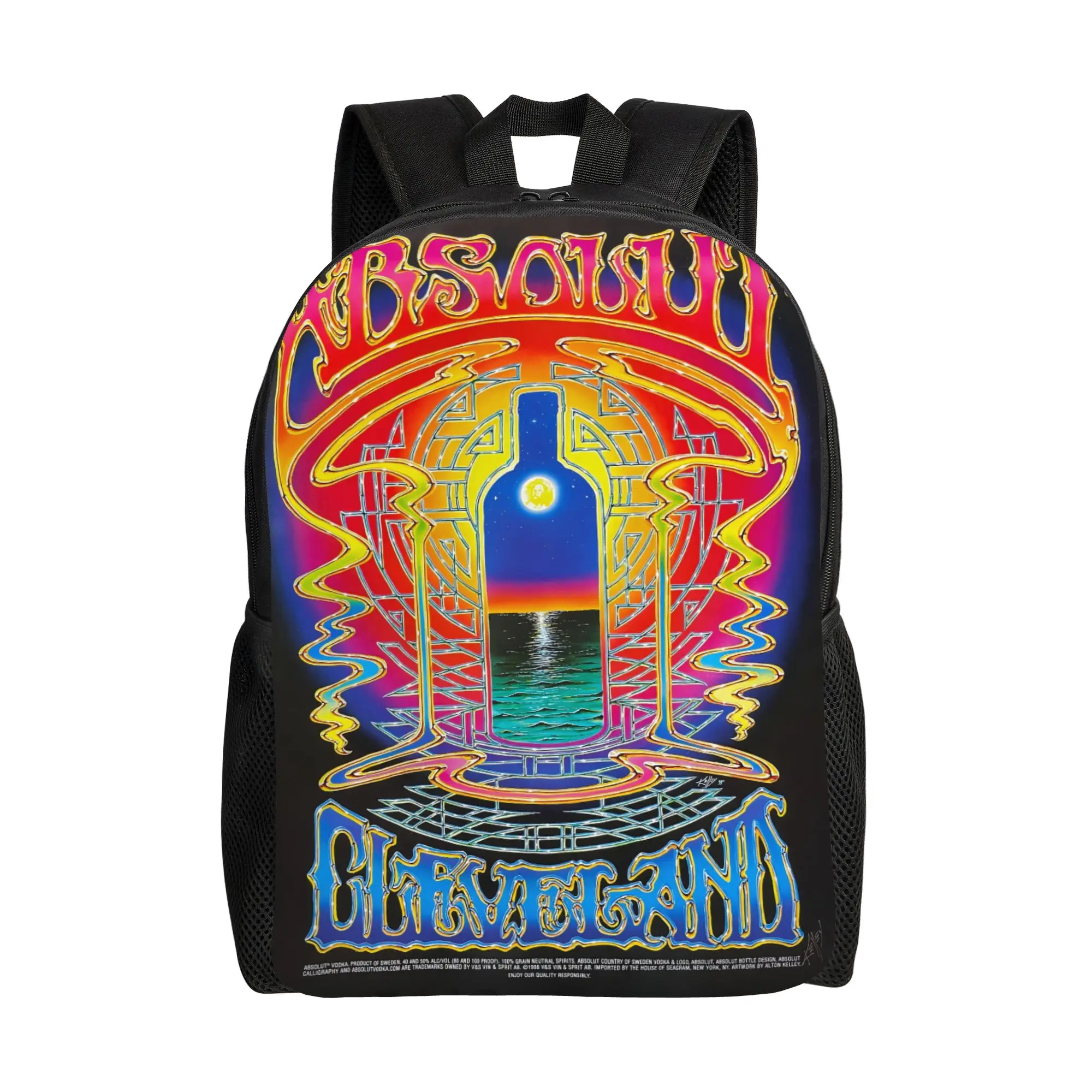 

Рюкзак aAbsolut Vodka: модный, вместительный, для студентов, к новому учебному году