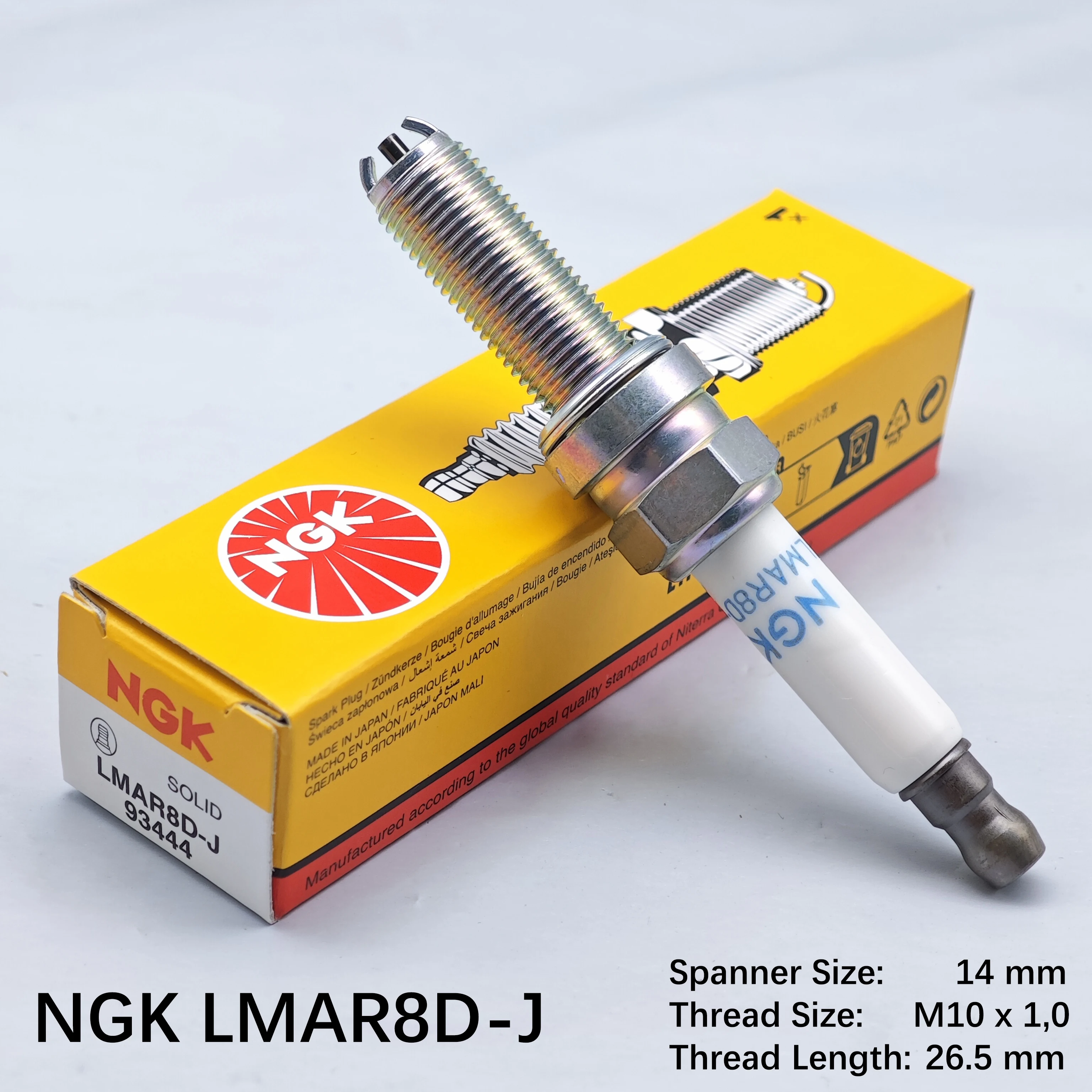 Original NGK Spark Plug LMAR8D-J  93444  Suitable For R1200GS K1600GT C600 C650GT F750