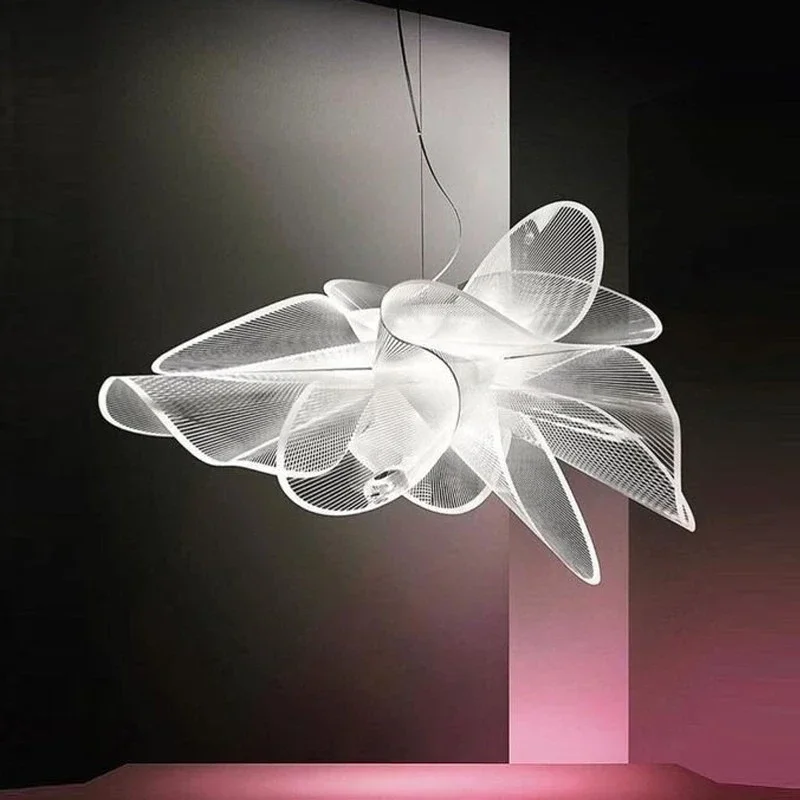 

Italian LED Ceiling Chandelier for Kitchen and Living Room Elegant White Suspension Luxury Hanging Decor Ceiling Lamp Modern
