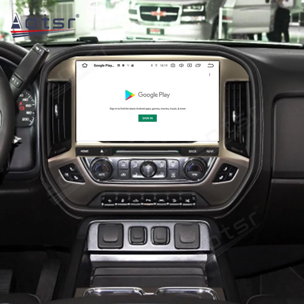 13.3 Inch Android 13 For Chevrolet Silverado GMC SIERRA 2014 - 2020 Car Multimedia GPS Player Audio Radio Stereo Head Unit