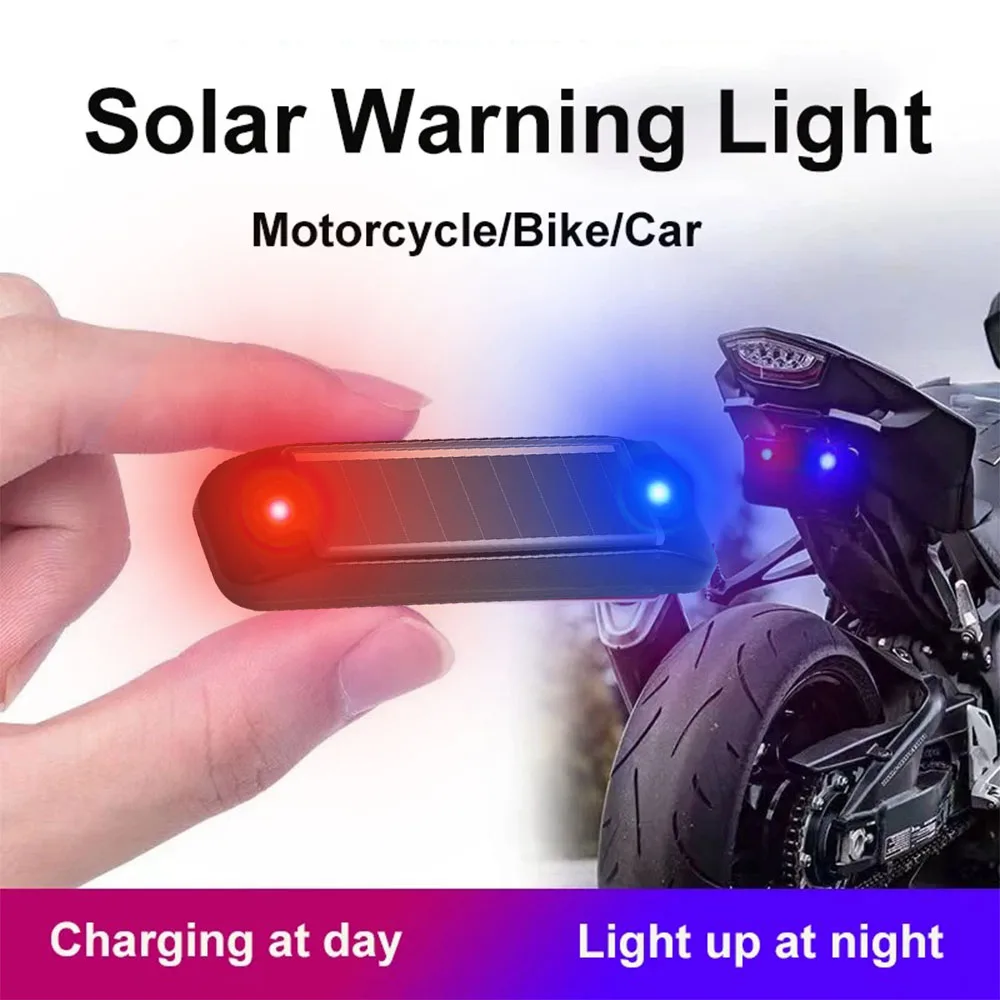 Flashing LED warning light mini Strobe solar energy UAV Indicator light Motorcycle warning tail light Anti-collision signal lamp