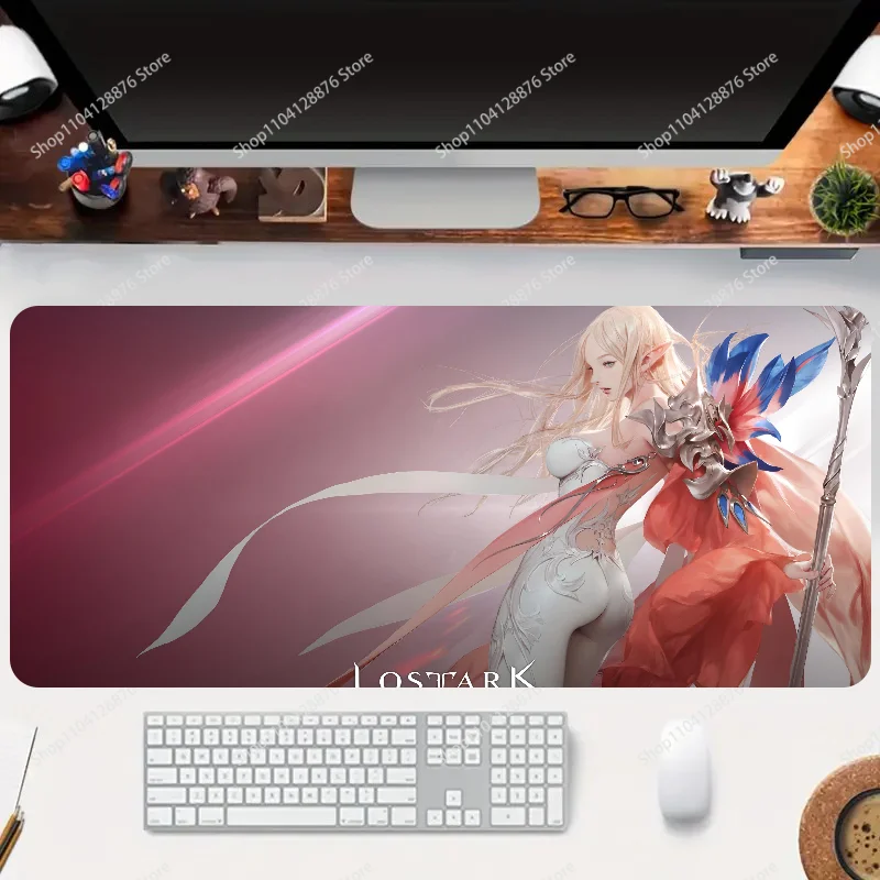 1pc Game Lost Ark Non-slip Mouse Pad Suitable For Office Computers Laptops E-sports Game Desk Mats XXL Keyboard