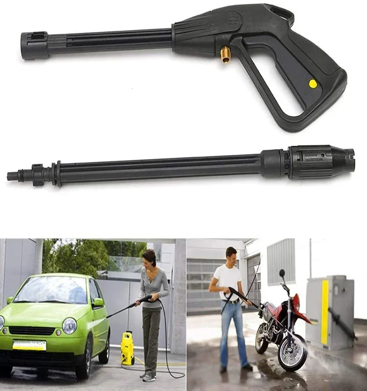 160bar/2320PSI Water Gun Spraying Generator High Pressure Jet Lance Nozzle Washer Spray Gun Rotating Cleaning Tool Decker Mak