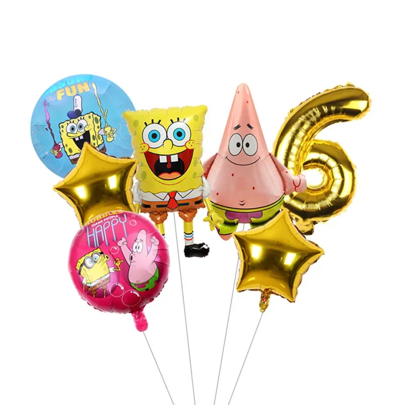 Niedlicher SpongeBob-Themen-Partykerzen-Geburtstagstorten-Topper für Kinderfeier-Dekoration – Detail 6