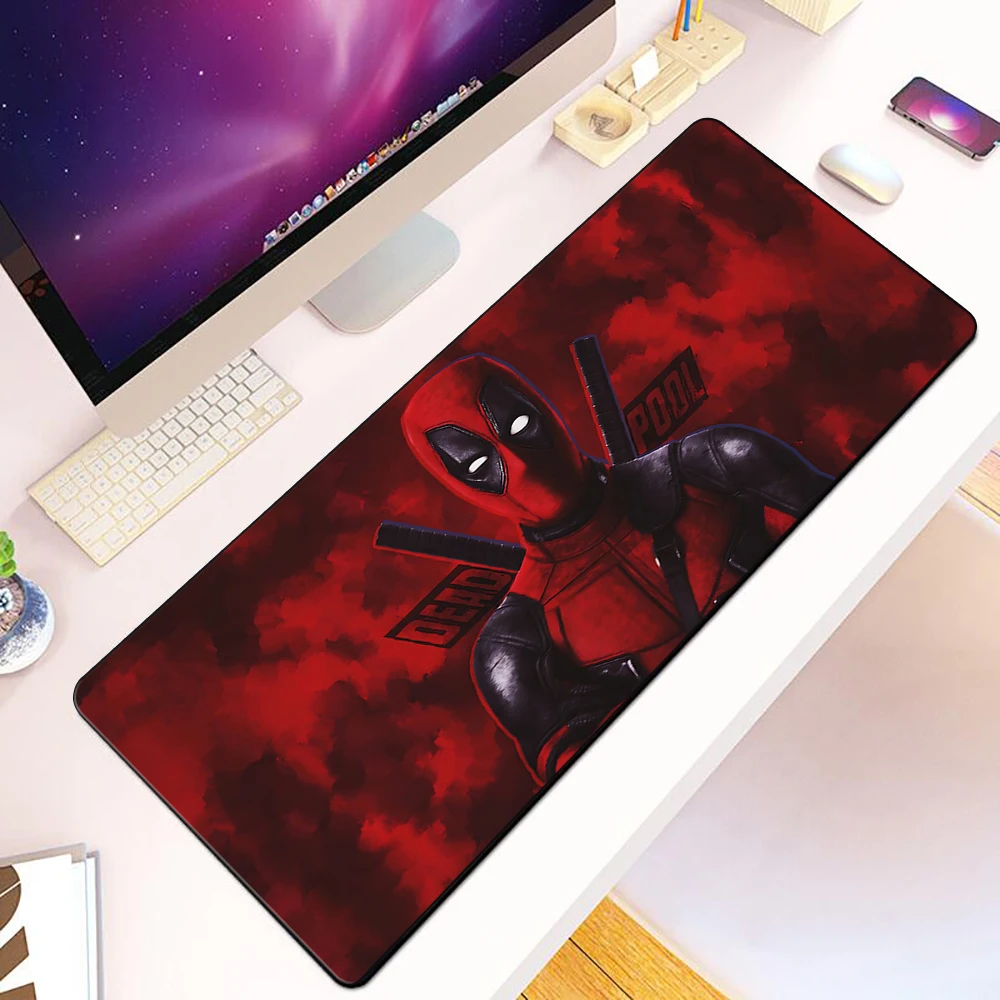 Funny red immortal warrior Mousepad HD Printing Computer Gamers Locking Edge Non-slip Mouse Pad XXL90x40cm Keyboard PC Desk Pad