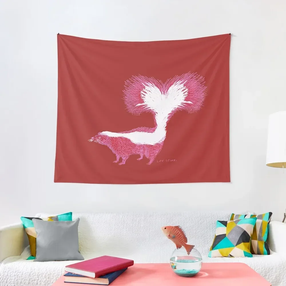 Декоративный гобелен Luv Stinx для комнат, домашний и комфортный декор, эстетичный комнатный декор, корейский гобелен