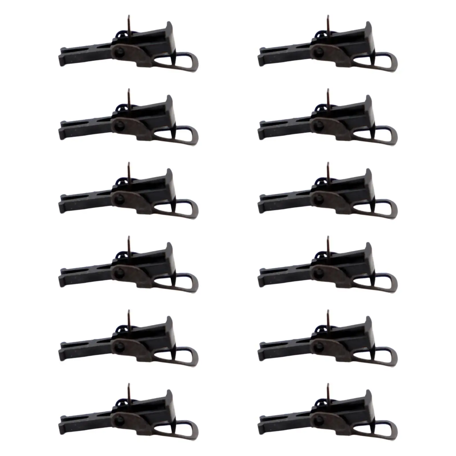 12x Model Trains Couplers Model Railway Accessories for 1/87 HO Model Trains