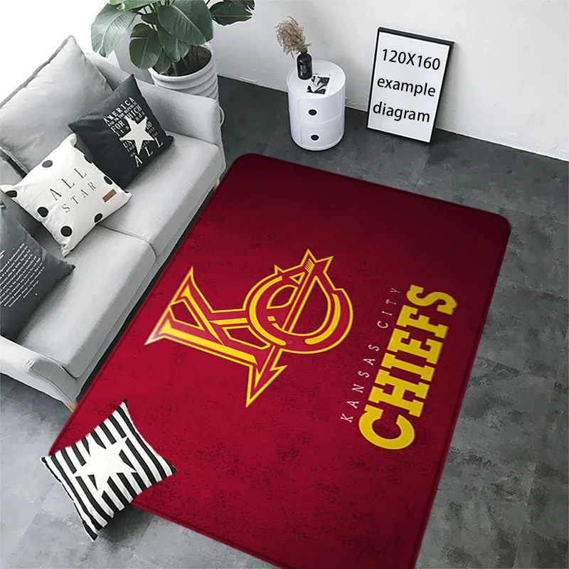 Entrance Doormat Hallwy Cartpet K-Kansas City C-Chiefs Living Room Rugs Foot Carpets Bathroom Rug Floor Mats Non-slip Rugby Mat