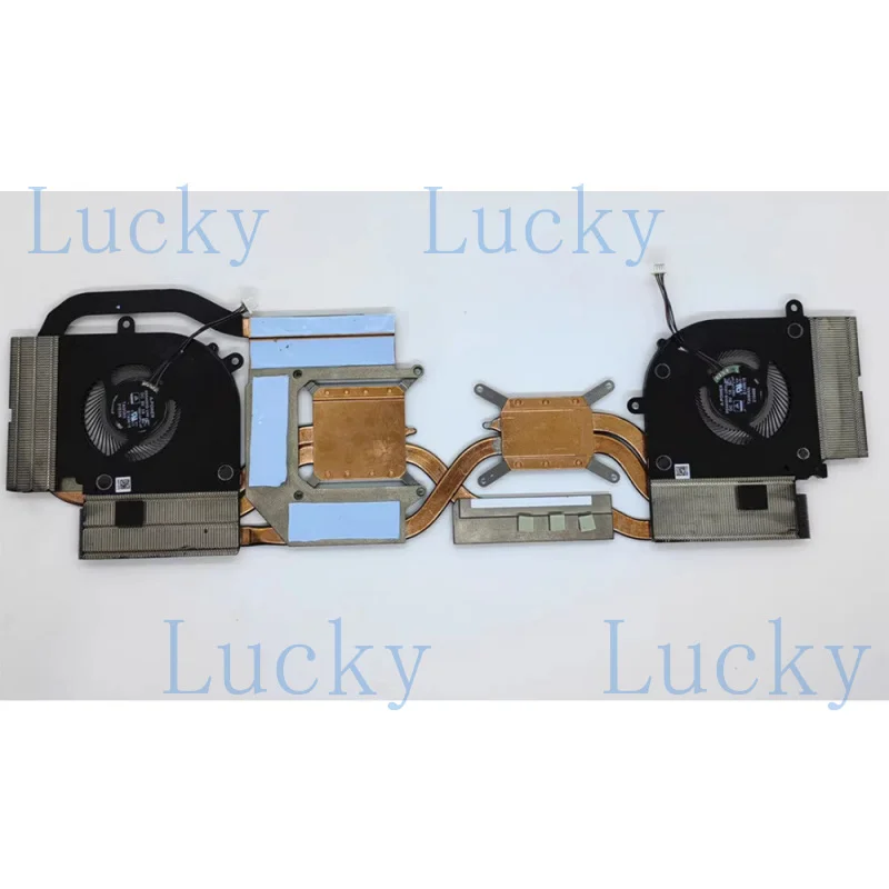 f   For MSI MS-1562 Stealth 15M Laptop CPU Graphics Cooler Cooling Fan with Heatsink