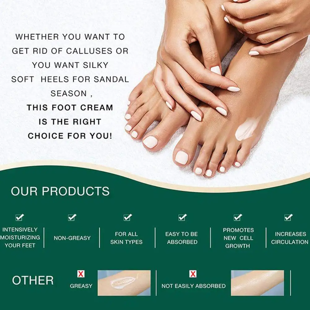 40%/42% Urea Cream Anti Cracked Exfoliating Remove Hand Skin Skin 100g Dead Care Nourishing Feet Moisturizing Repair N6Q1