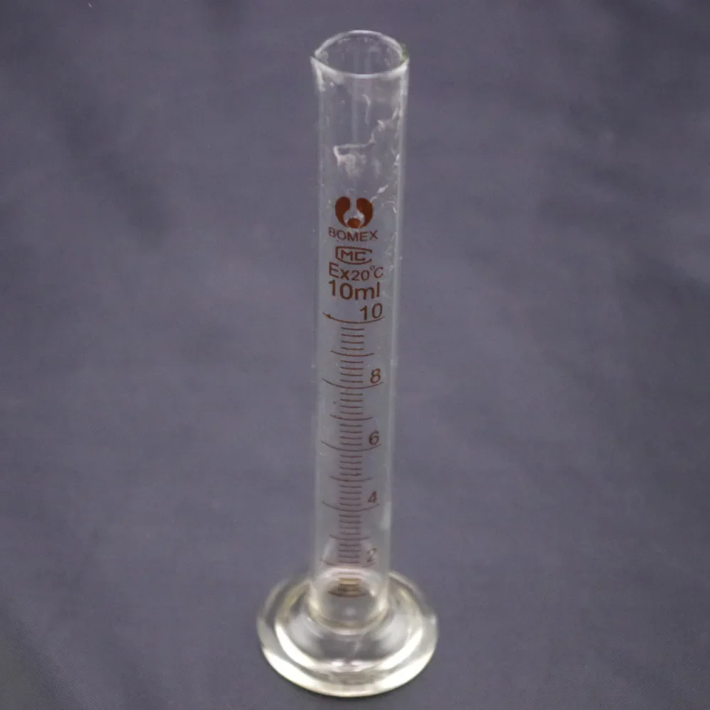 10Ml Graduated Cylinder Measuring Lab Glass