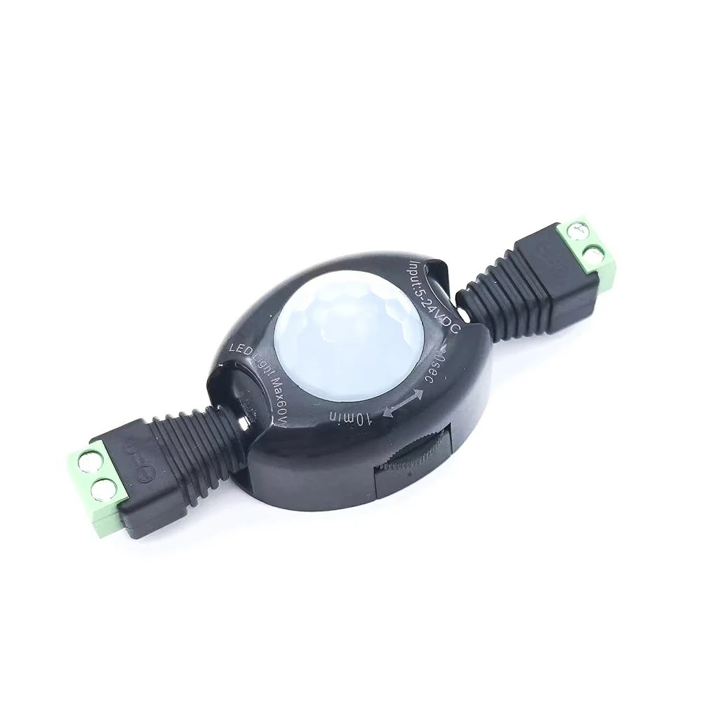 12V Motion Sensor Light Switch 5V DC Activated Timer Automatic Movement Detector ON OFF LED Strip Light PIR Motion Sensor Switch image 5