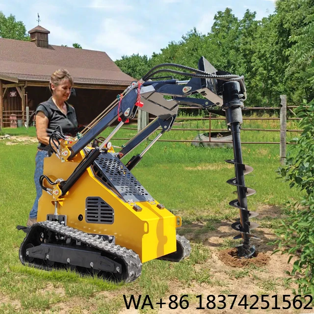 

Mammut Mini Skid Steer Loader 380kg 430kg 500kg Capacity Construction Machine Wheeled Mini Loader Skid Steer Engine Pump Bearing