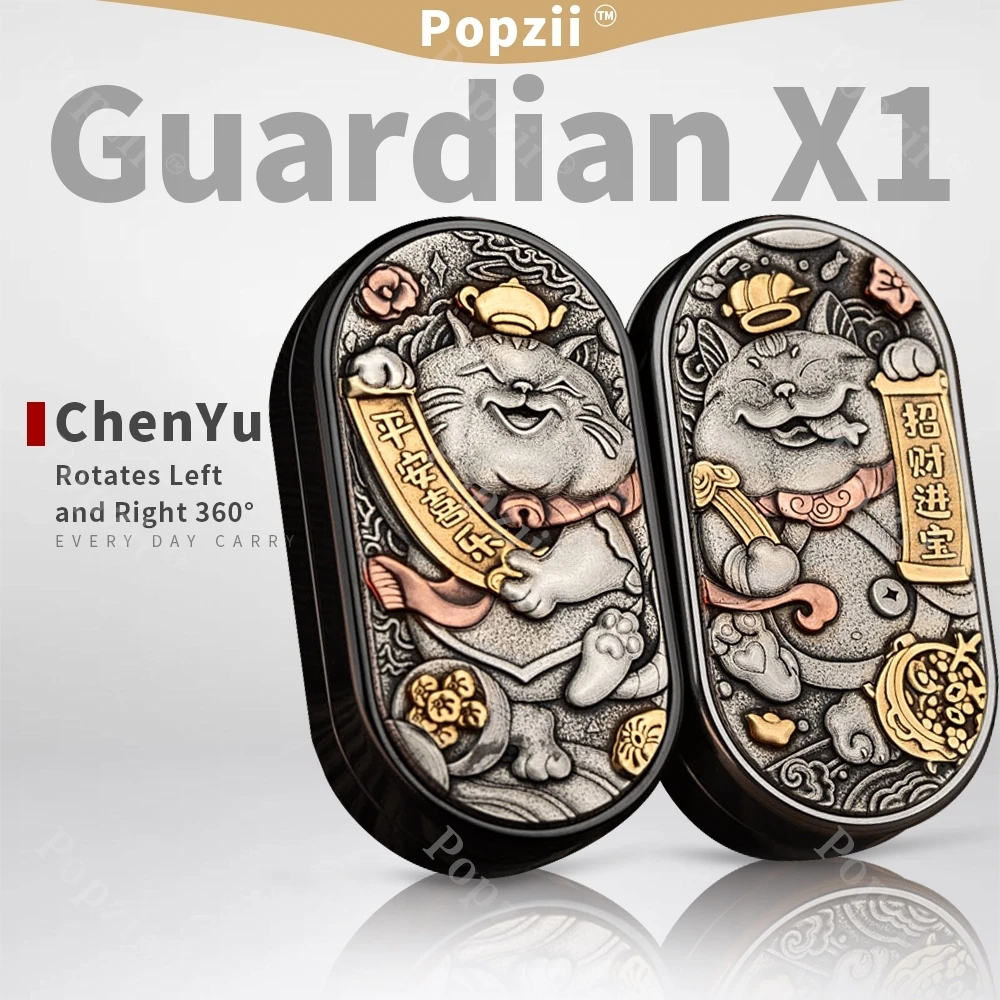 

Chenyu Zirconium Guardian X1 вращается левый и правый на 360° ° Механический слайдер, игрушка-непоседа, крутой гаджет, игрушки для беспокойства