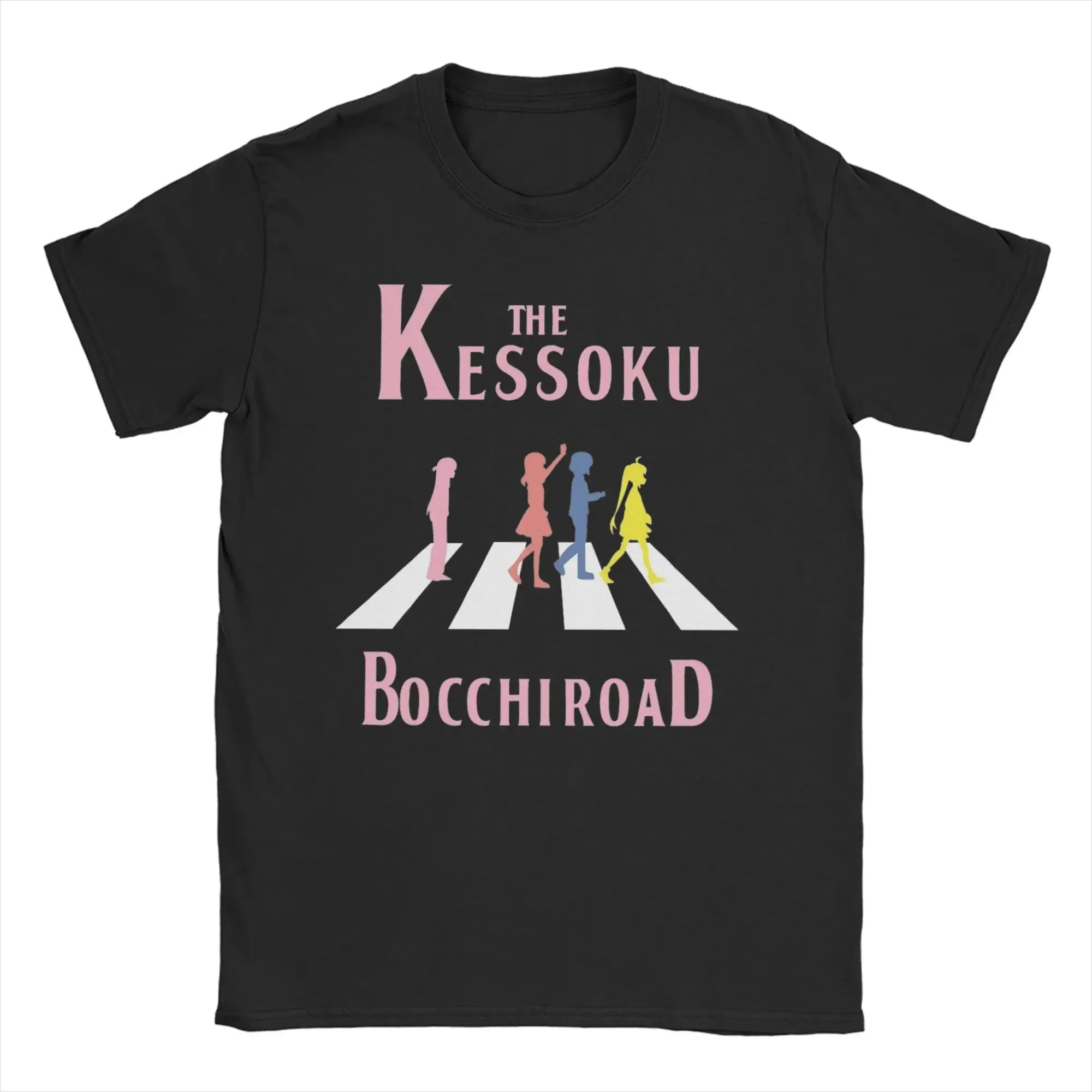 Bocchi The Rock Anime Gotoh Hitori T-Shirt for Men and Women, Funny Cotton Crew Neck Short Sleeve Summer Top Comfortable T-Shirt