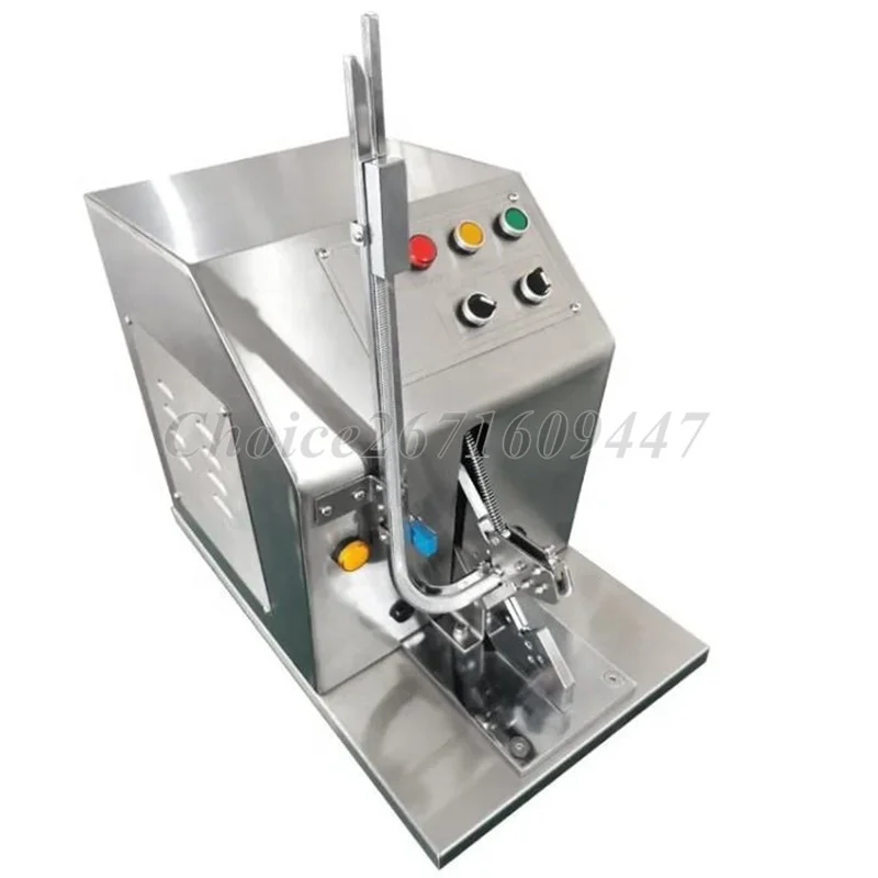 Tabletop Mini Electric Ham Sausage Clipping Machine Plastic Bag Sealer Compact Design For Small Butcher Shop Deli Stall