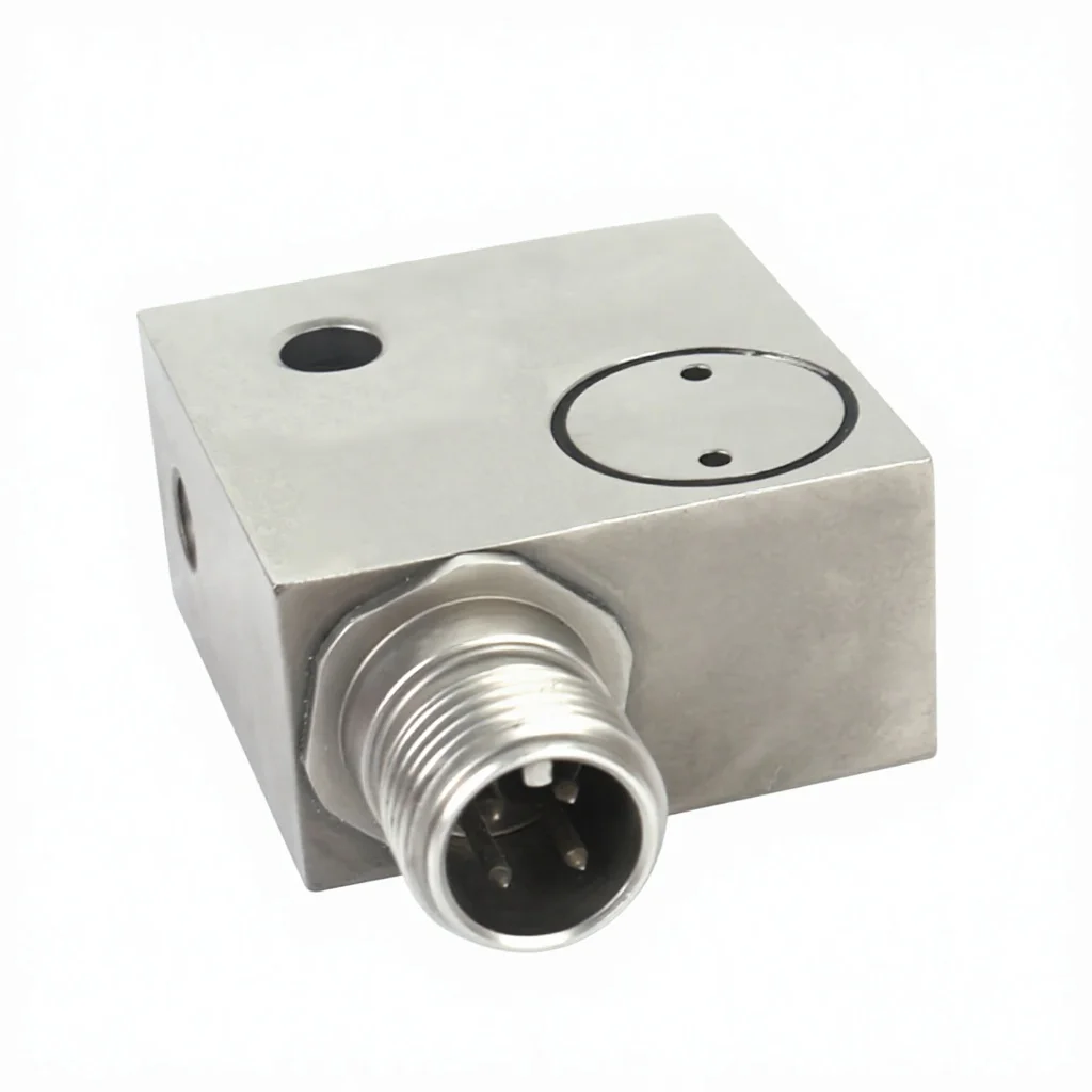Factory Sale Lightweight Miniature Dynamic Tri-Axial Accelerometer Vibration Sensor Model HK5003 24V Supply 1000Hz Bandwidth Max