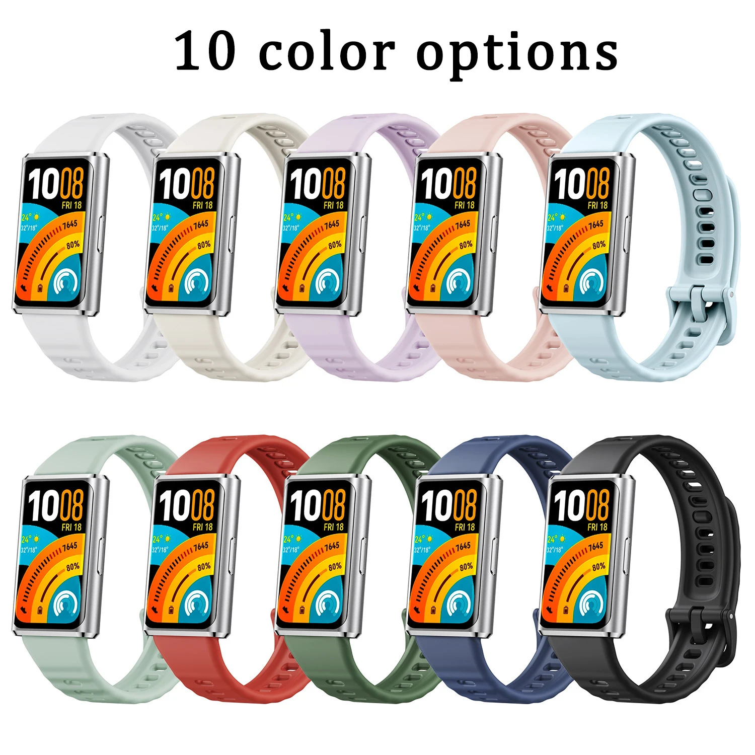 Band for Huawei Band 11/11 Pro Strap Original Silicone Replacement Smartwatch Wrist Bracelet for Huawei Band 11 Pro Accessories