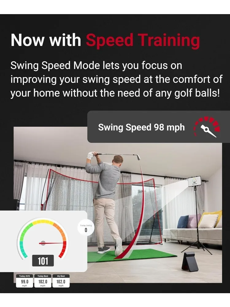 جهاز مراقبة إطلاق الجولف Swing Trainers-SC4 PRO ومحاكي نطاق القيادة ثلاثي الأبعاد للاستخدام الداخلي والخارجي | محلل أرجوحة الجولف المحمول