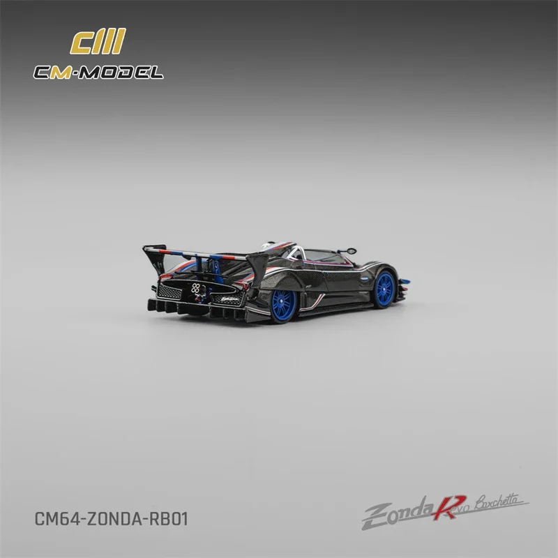Preventa CM modelo 1:64 Pagani Zonda Revo Barchetta 1of1 colección de modelos de coches fundidos a presión miniatura