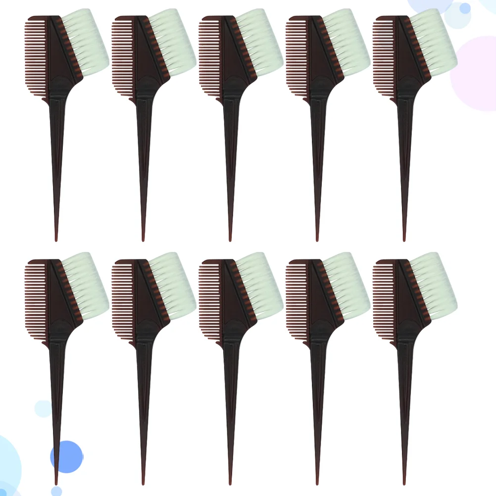 5 Pcs Hair Coloring Comb Salon Dyeing Tinting Brush Kit Applicator Bowl Hairdressing Tease