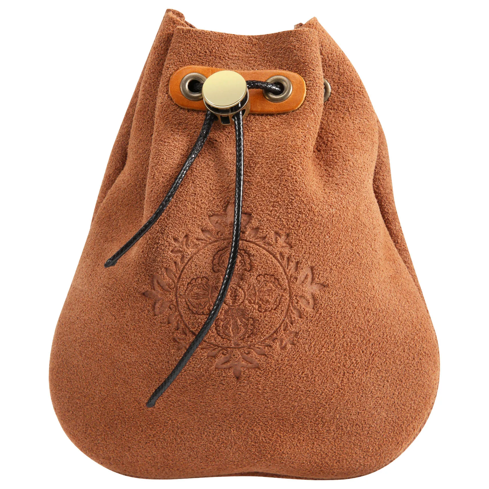 Outdoor Leather Cheap Coin Purse Coin Bag Drawstring Pouch Calabash Jewelry Packing Bags