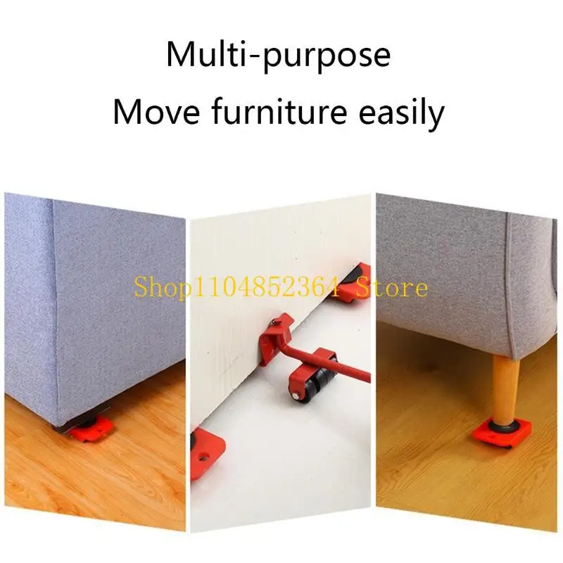 652F Heavy Duty Roller Move Tools for Home and Office Avoid Getting Hurt Lifting or Moving Heavy Objects Mover