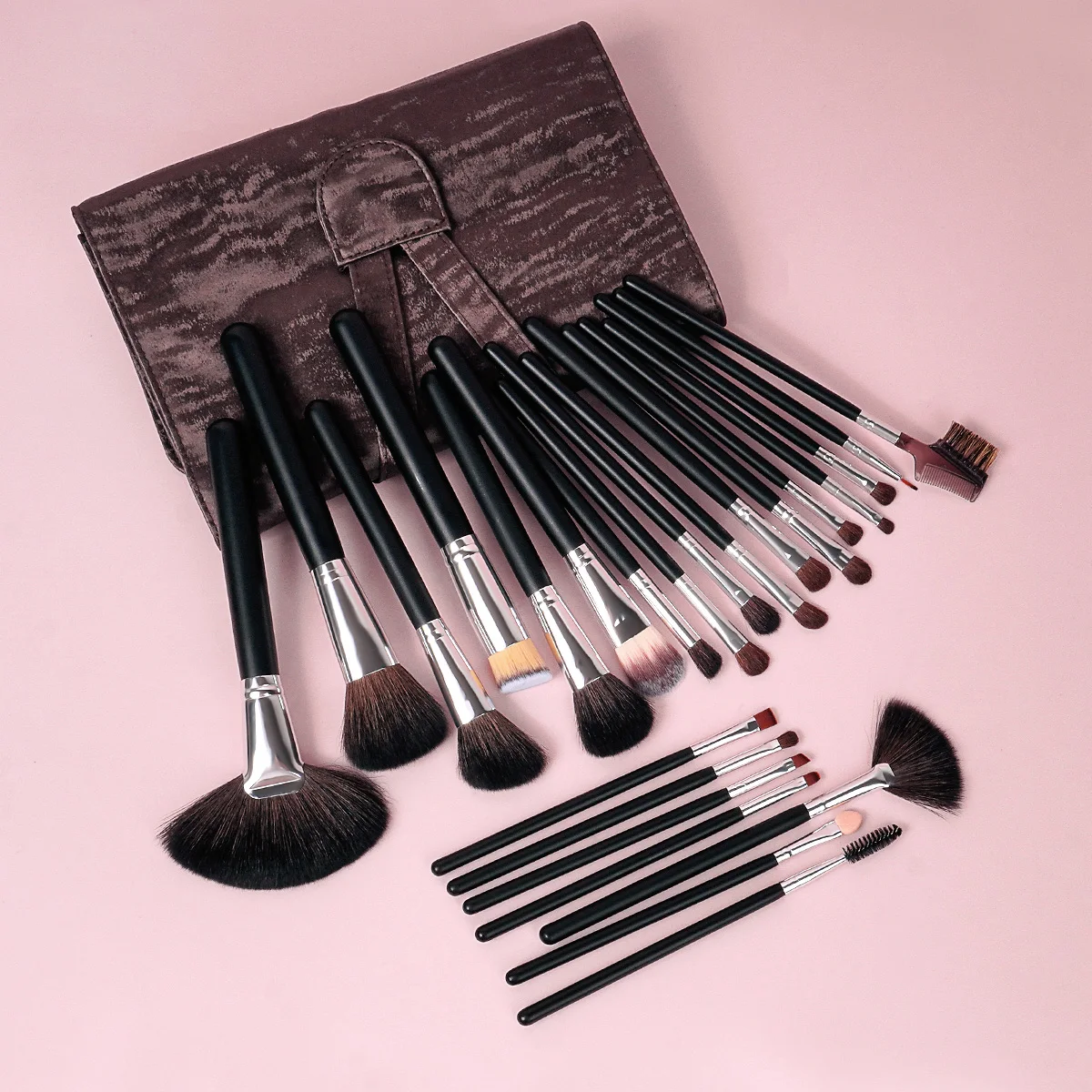 

24pcs makeup brush, full set of face toilet powder, makeup setting brush, concealer brush, makeup set, brush, storage bag