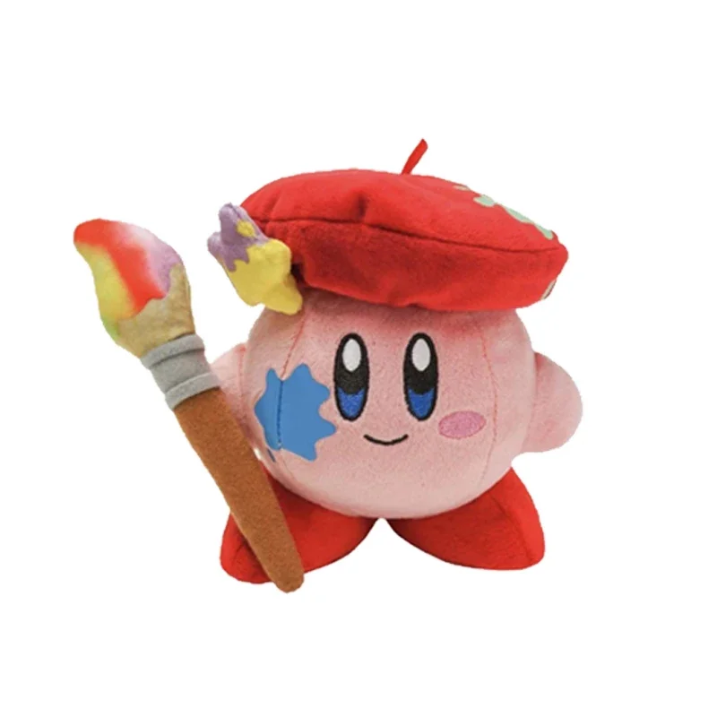 Peluche de felpa suave para niños, muñeco de dibujos animados de alta calidad, estrella de Anime, Kirby, espada, Kirby, Kawaii, gran regalo de