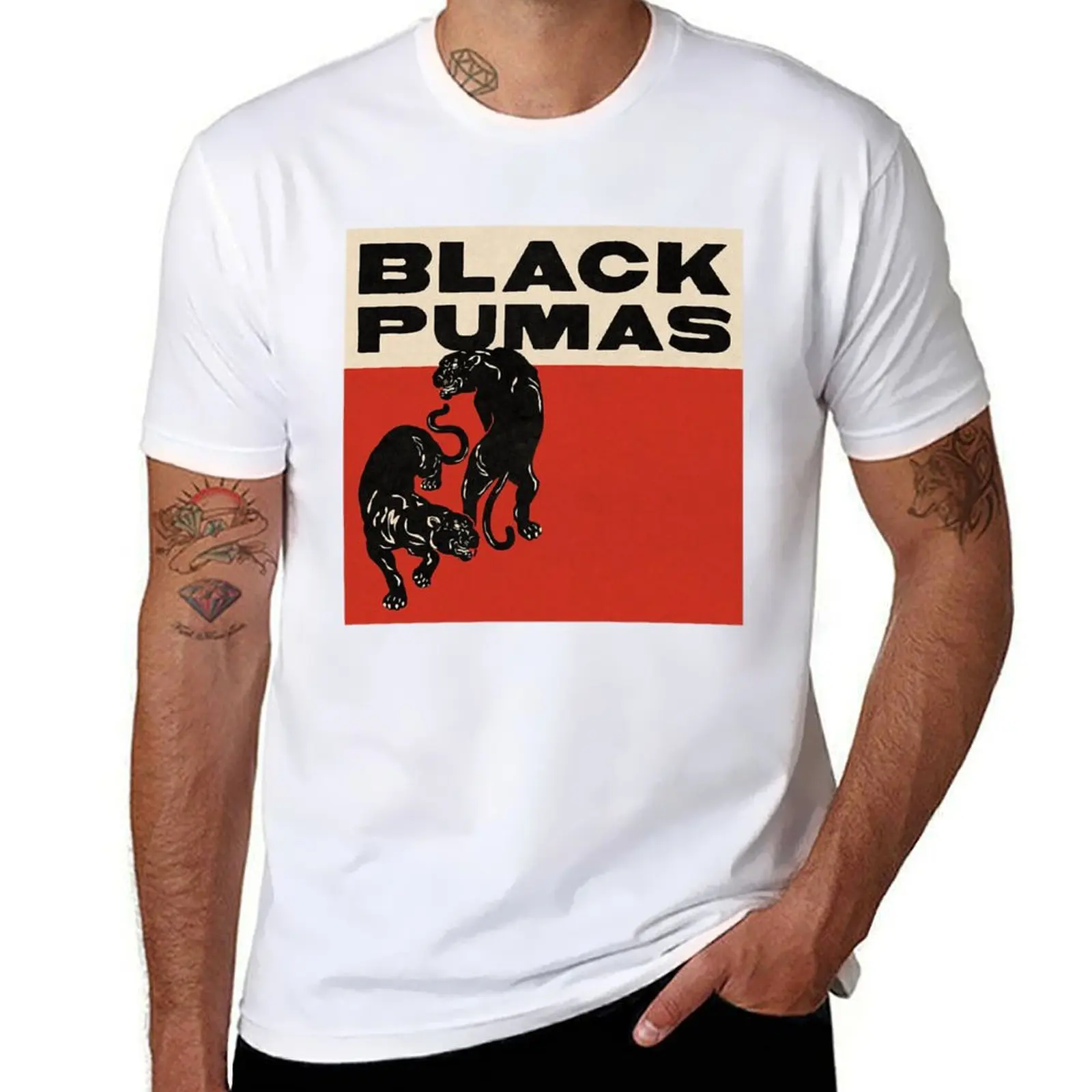 

Black Pumas T-Shirt g man t shirts for men t shirt man designer man t shirt graphic T-Shirt