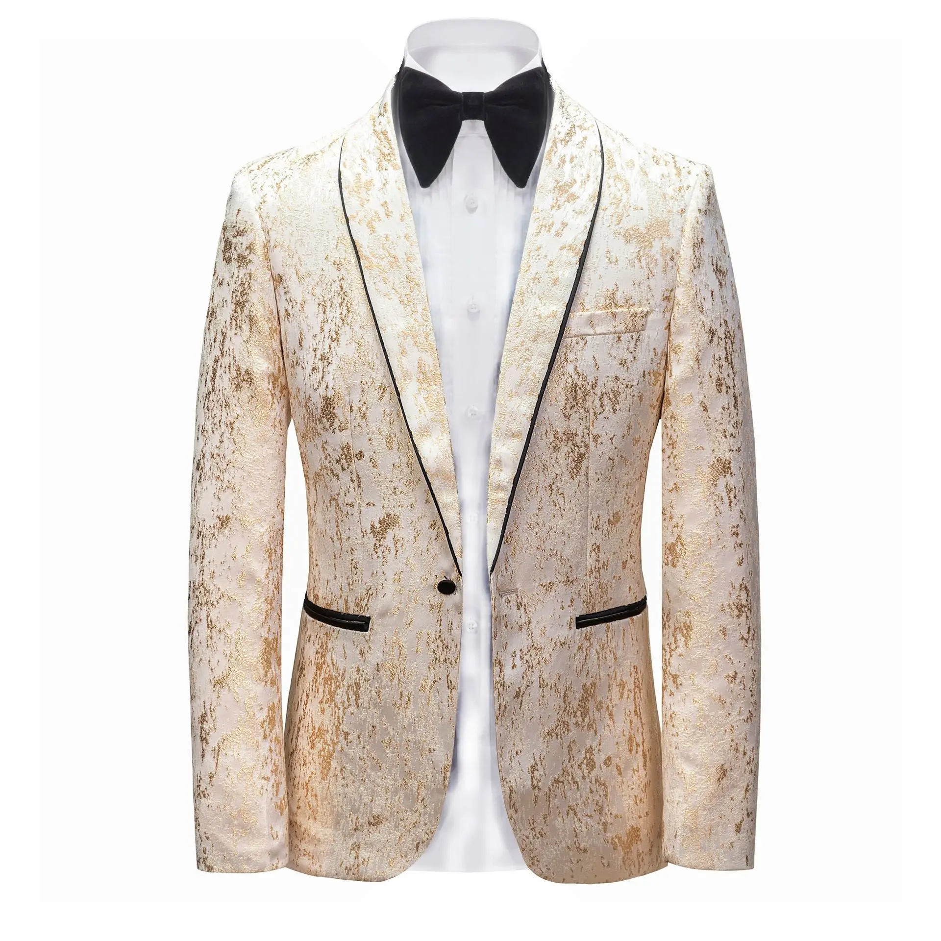 

Long-Term Autumn Winter Casual Simp ell Suit Jaet Men's Faion Slim Fit Fibre Fabric Regular Thin Single Slit