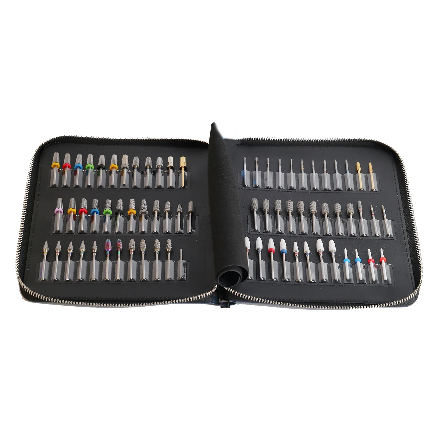 72 Pcs Nail Drill Bit Set Ceramic / Diamond / Tungsten Carbide Nail Drill Bits For Cuticle Remover