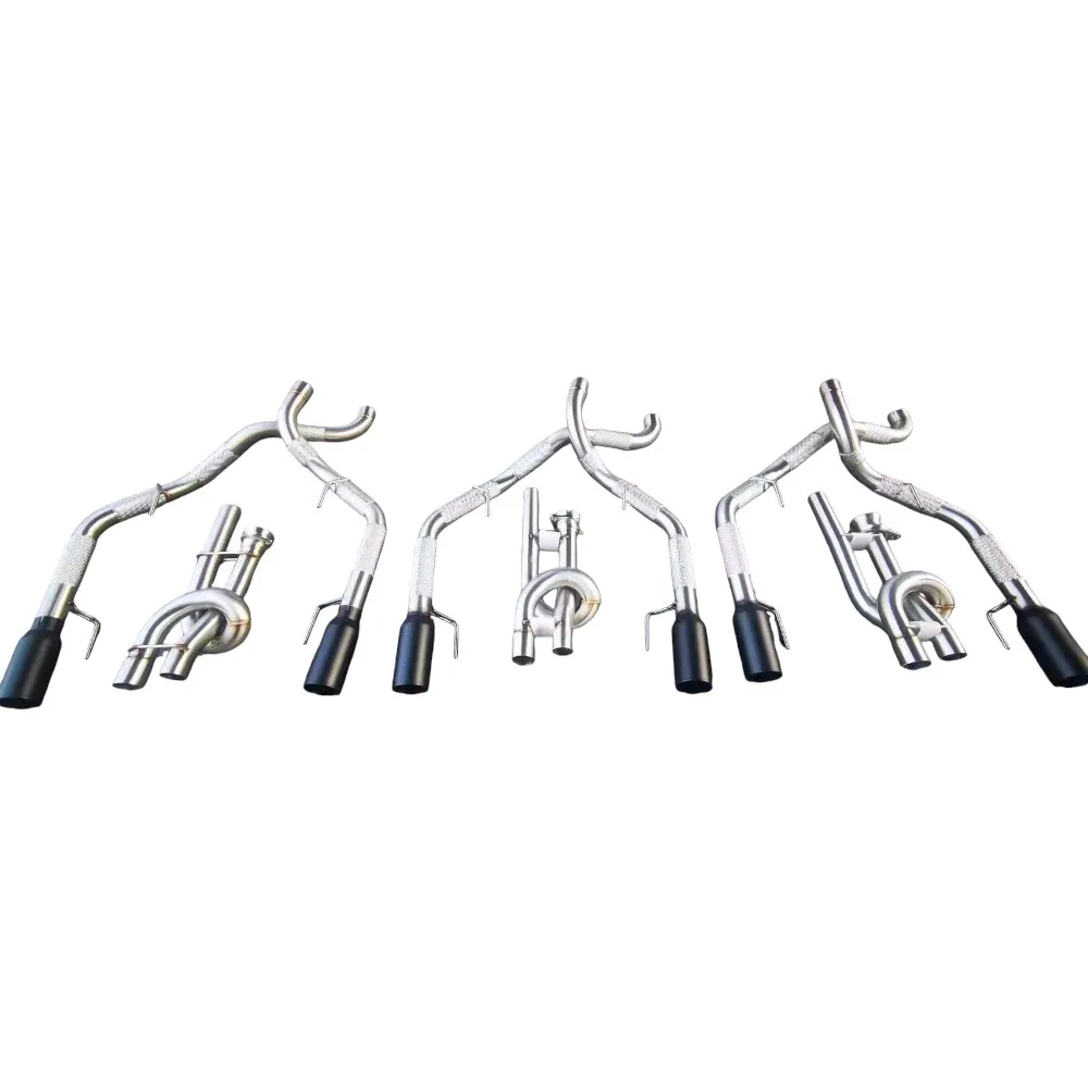 

High Flow Custom Exhaust Catback For Ford Raptor F150 Retain OEM Mfuller Four Modes