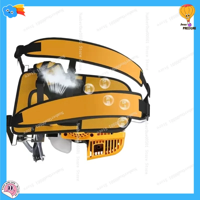

Backpack Grass Cutter 4 Stroke Gas Powered Multi Function Brush Cutter for Weeding Soil Loaming