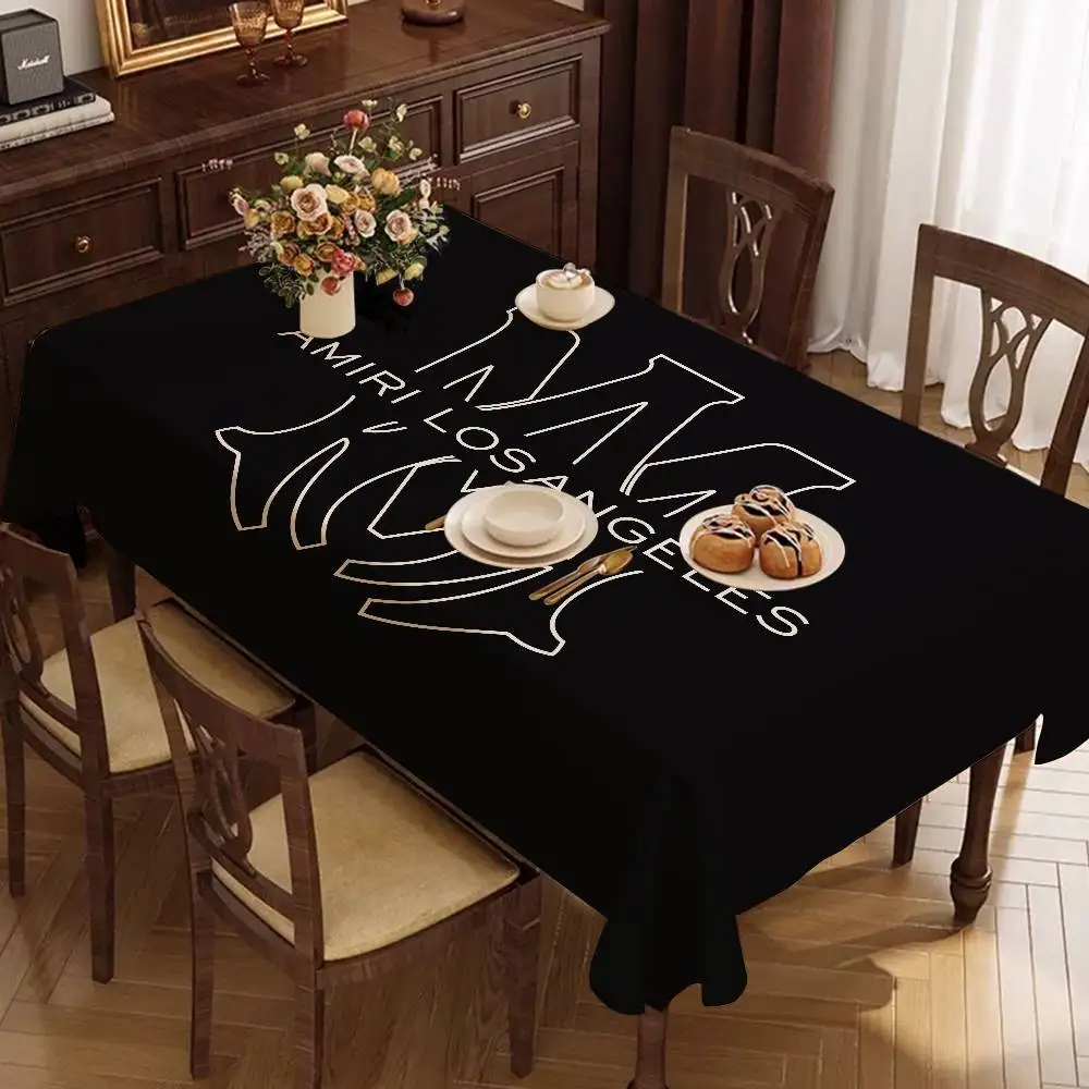 

Элитная дизайнерская прямоугольная водонепроницаемая скатерть A-Amiries для вечеринок, декора фермерского дома, кухни, обеденного стола, свадебных украшений