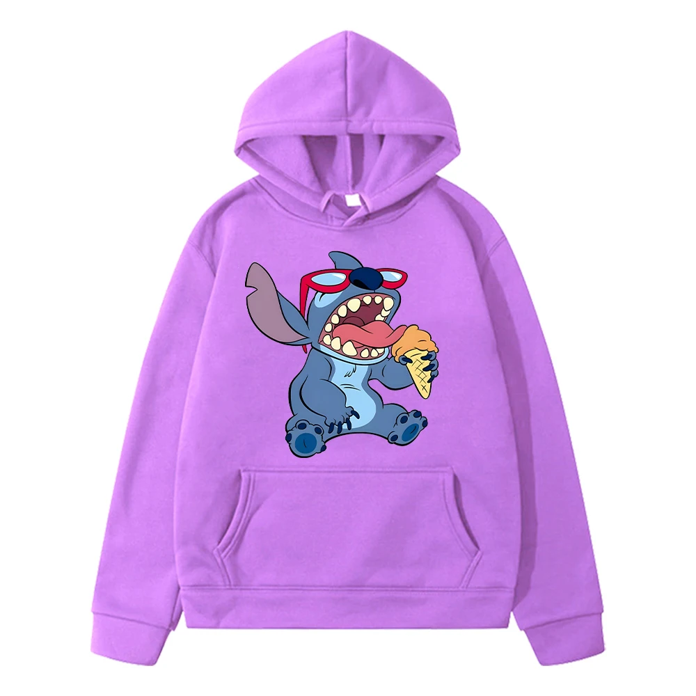 Halloween anime bluza z kapturem Disney chłopiec pulower kurtka y2k sudadera Stitch Kawaii bluzy jesień bluza polarowa ubrania dla dzieci dziewczyny