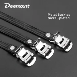 2pcs Buckled Straps for Bicycle Gym Spinning Bike Footboard Toe Clips Cycling Pedal Rope Workout Demo Racing Shoe Harness Belt