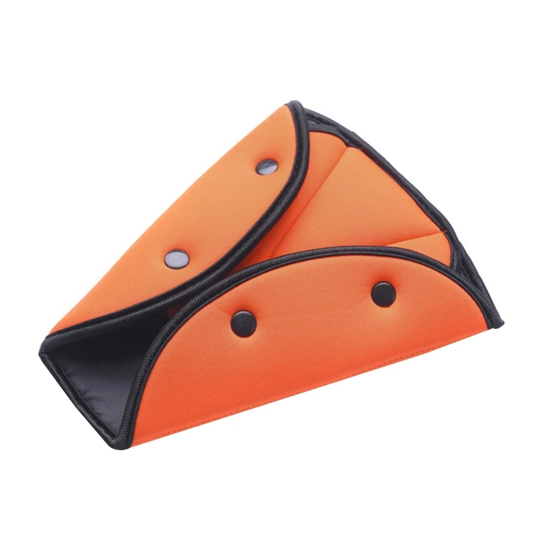 Car Safe for Seat Belt Cover Soft Adjustable Children Safety Belt Fixer for Triangle Anti-ledge For Child Neck for Prote