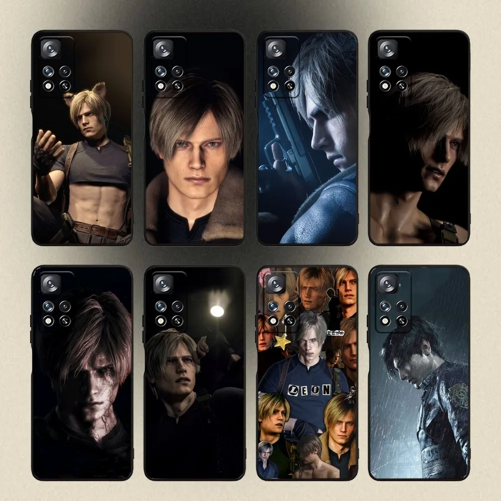 Leon R-Resident Kennedy Evil 4  Phone Case For Samsung Galaxy A20,A21s,A22,A31,A32,A52,A53,A72,73,A80,A91 Soft Black Cover