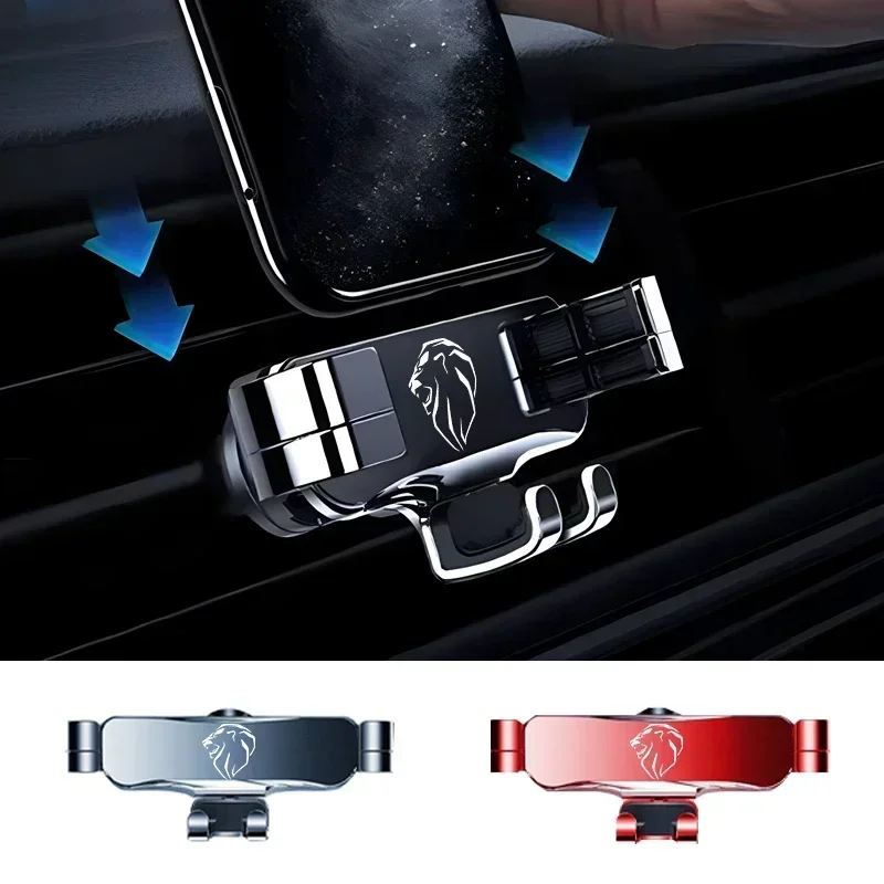 

Автомобильный держатель телефона Gravity для Peugeot 308 208 3008 508 307 407, автомобильное вентиляционное отверстие, противоударный зажим для телефона, подставка для смартфона с GPS