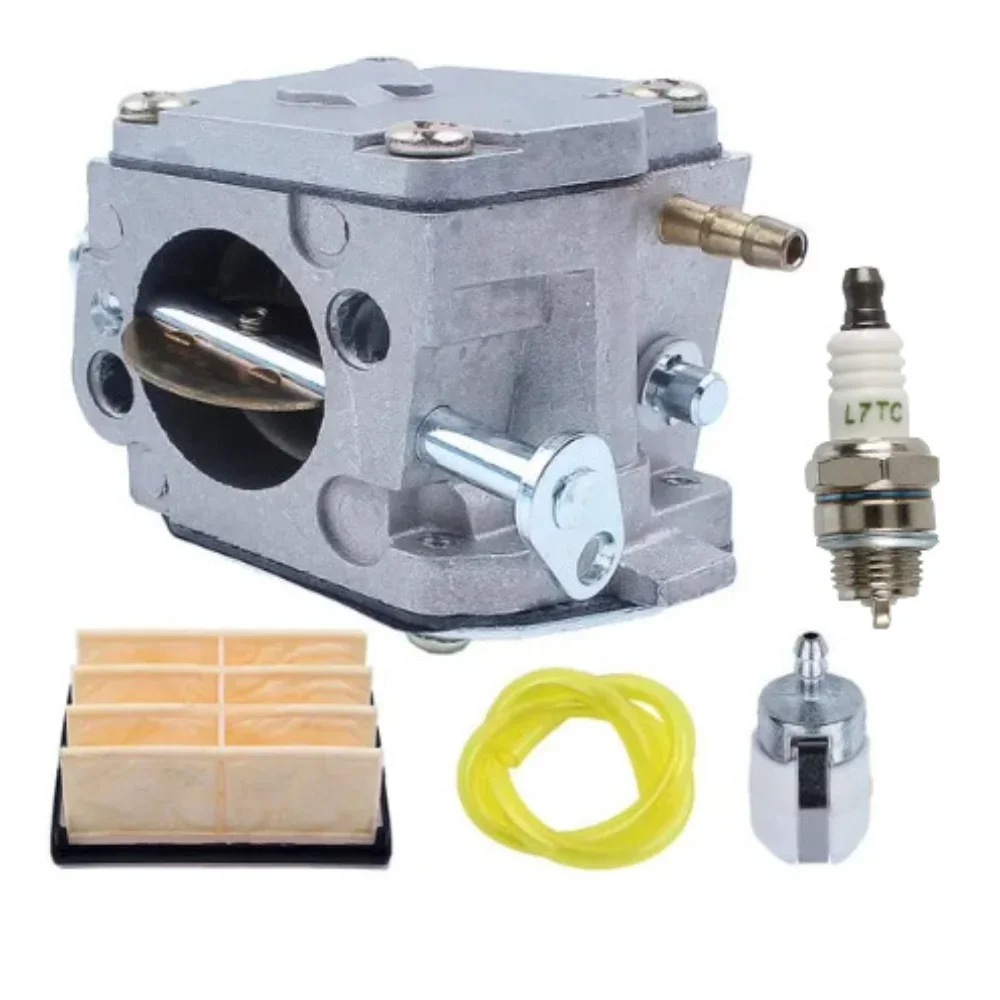 Carburetor with Air Filter Gasket Spark Plug for Husqvarna 61 266 268 272 272XP HS254B 503 28 00-14 Chainsaw Carb