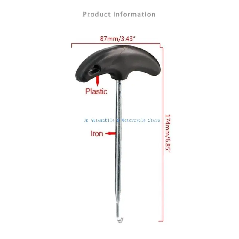 270E خطاف بنابض أداة مجتذب المثبت T-بار ماسورة العادم حامل دراجة نارية سيارة #6