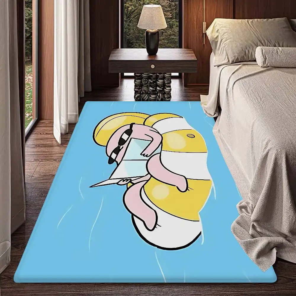 Lovely Ketnipz Cartoon Floor Mat INS Style Soft Bedroom Floor House Laundry Room Mat Anti-skid Household Carpets