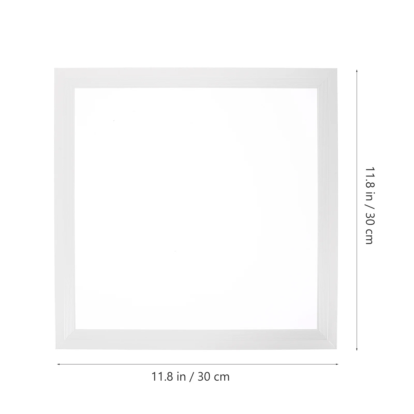 

1pc Aluminum Gusset Lampshade For Ceiling Light, Slim Frosted Light Diffuser Panel, Recessed Trim For Office Classroom Decor,