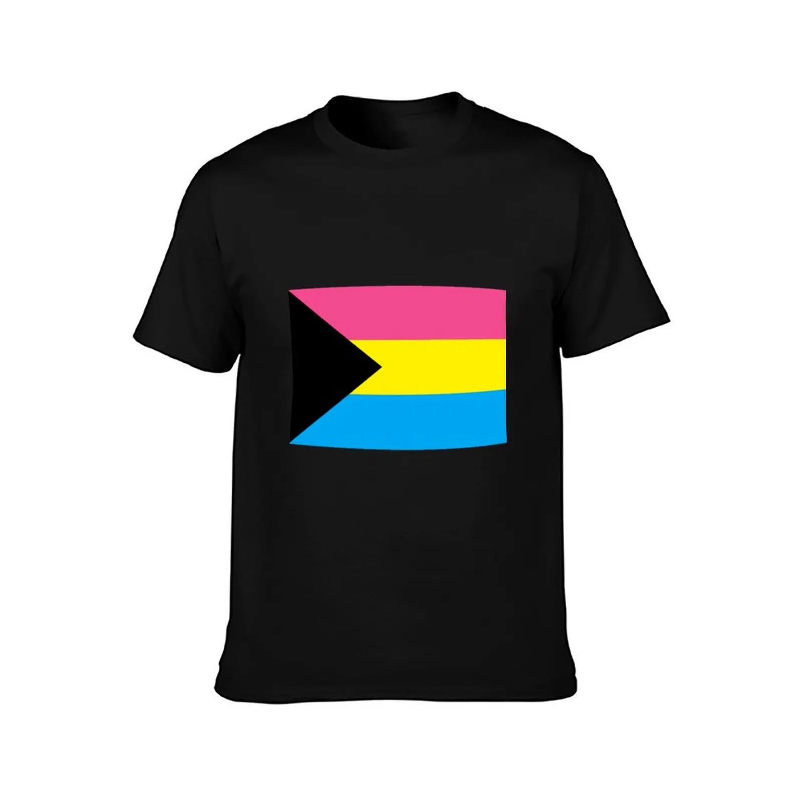 Demi-Pansexual Pride Flag T-Shirt plus size clothes summer clothes quick drying men clothings