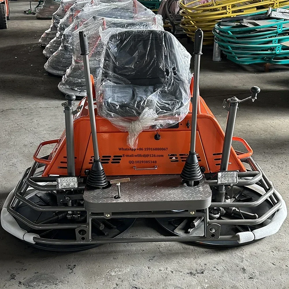 Driving Trowel Concrete Finishing Double Disc Gear Reducer Polished Pavement Double Speed Troweling Machine