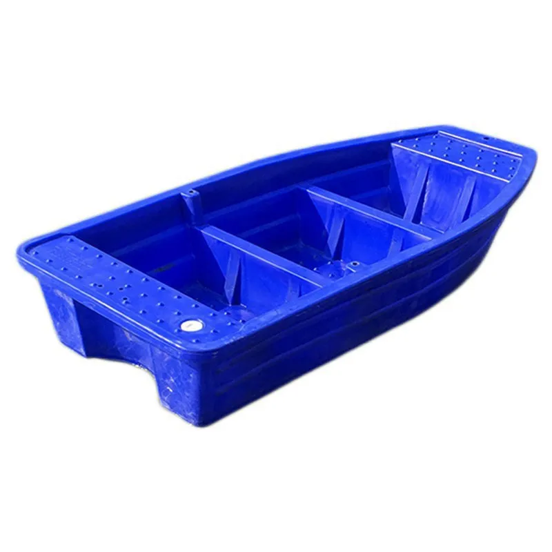 

Fish pond breeding fishing boat double-layer thickened beef tendon plastic boat can be installed with propeller double fishing