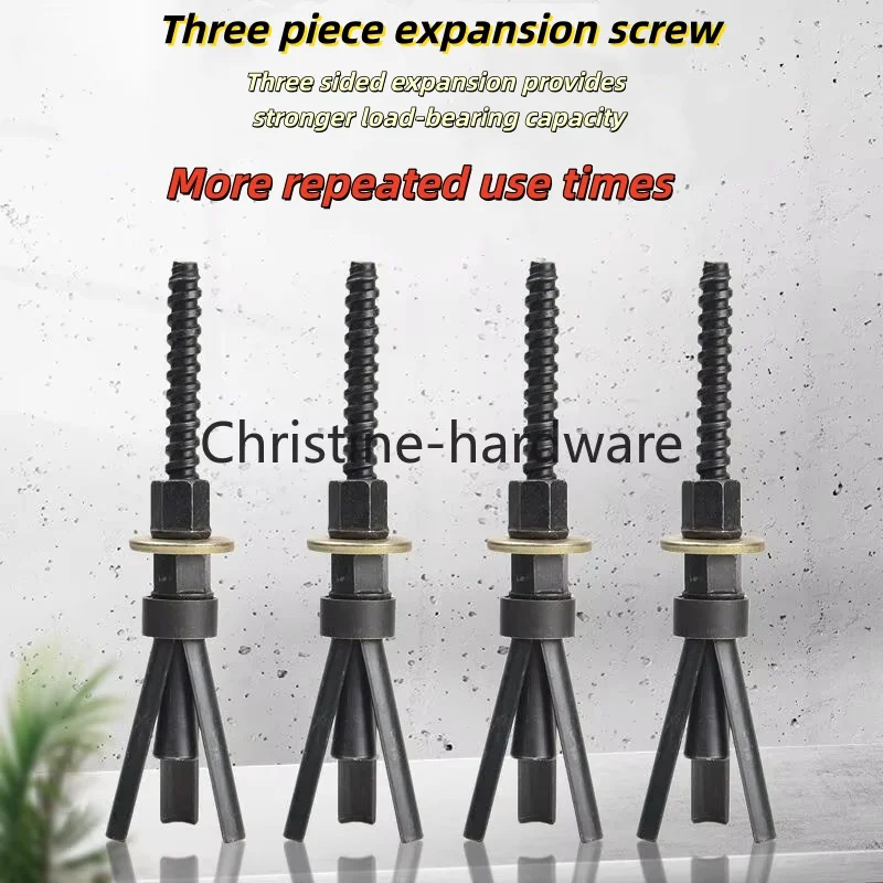 1PC Water Drill Screw Bracket, Special Expansion Screw for Fixing The Base, Repeated Use of Vertical Water Drill Machine Bolt